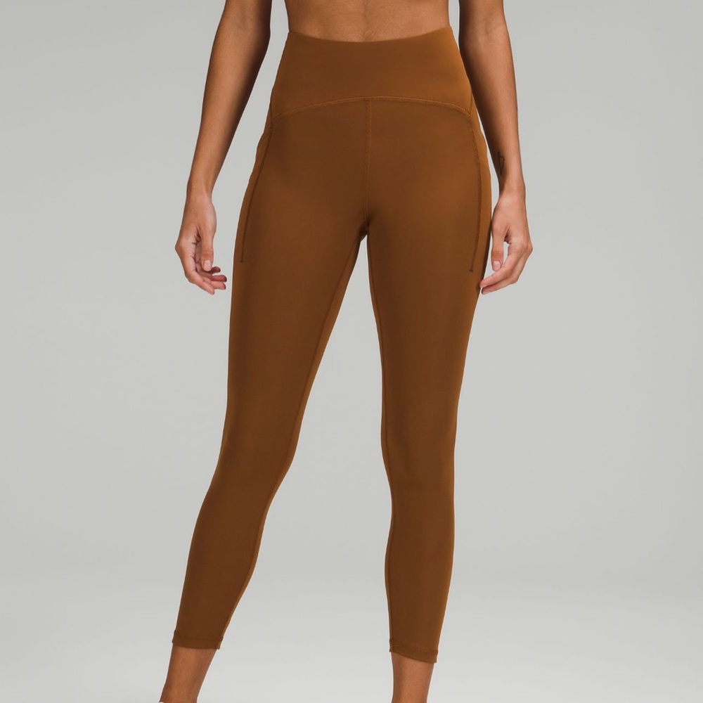 Power Thru High-Rise Tight 25” in Roasted Brown